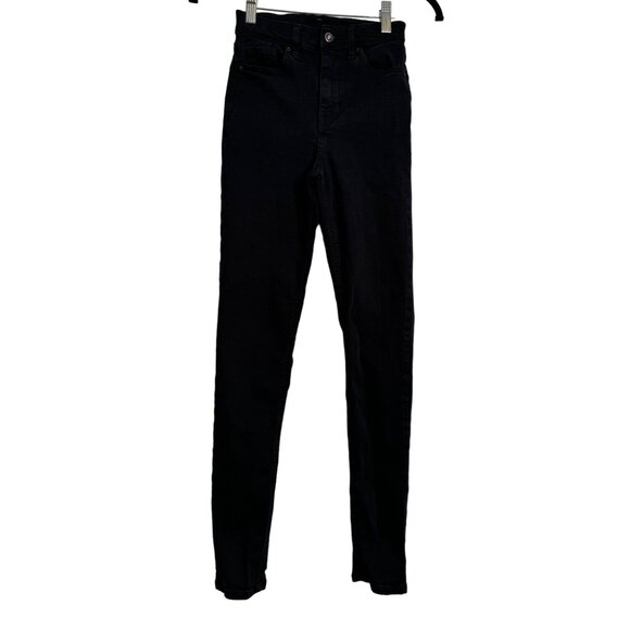 Top Shop Black Jeans Size 24 Skinny Stretchy Pockets NWOT - Picture 8 of 8